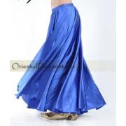 jupe de danse orientale satin bleu roy 